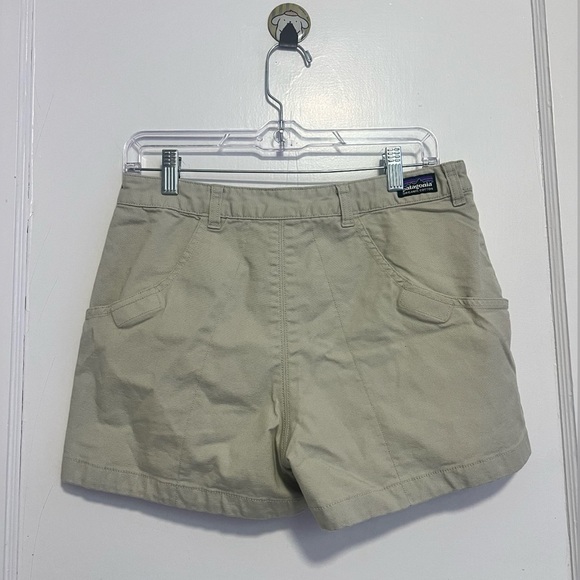 Patagonia Shorts stand up tulip petal khaki tan high rise short safari vintage - Picture 3 of 3